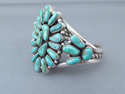 Fox Turquoise Cluster Bracelet