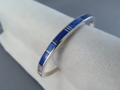 Lapis Inlay Cuff Bracelet