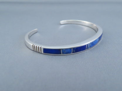 Lapis Inlay Cuff Bracelet