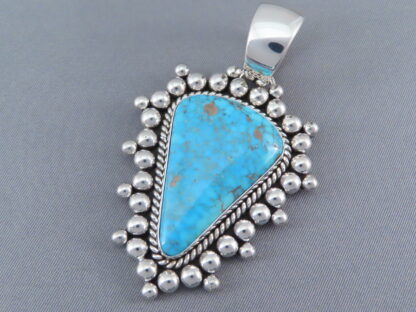 Artie Yellowhorse Pendant with Kingman Turquoise