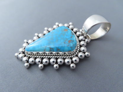 Artie Yellowhorse Pendant with Kingman Turquoise
