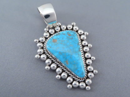 Artie Yellowhorse Pendant with Kingman Turquoise