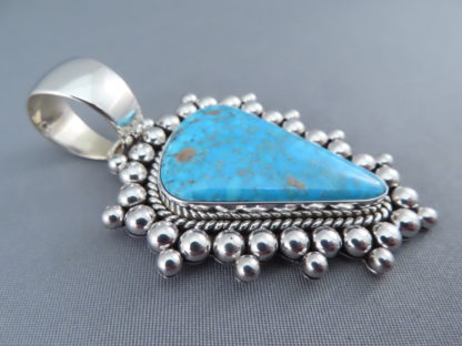Artie Yellowhorse Pendant with Kingman Turquoise
