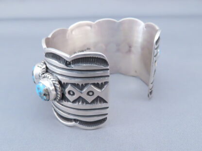 Blue Turquoise Cuff Bracelet (Navajo)