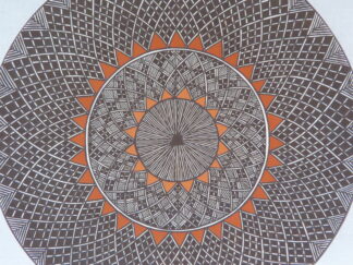 Amanda Lucario Acoma Pottery Plate