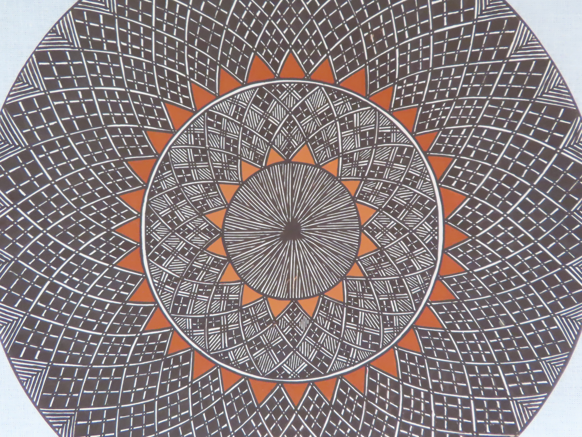 Amanda Lucario Acoma Pottery Plate