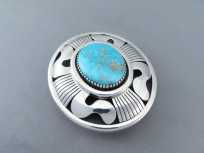 Darling Darlene Turquoise Belt Buckle by Trent Lee-Anderson