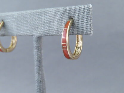Coral & 14kt Gold Earrings