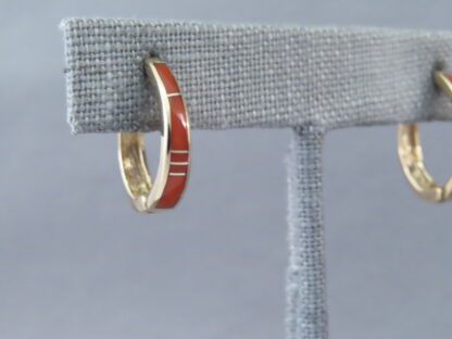 Coral & 14kt Gold Earrings