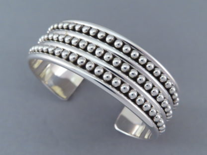 Artie Yellowhorse Sterling Silver Bracelet with Beads