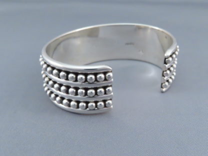 Artie Yellowhorse Sterling Silver Bracelet with Beads