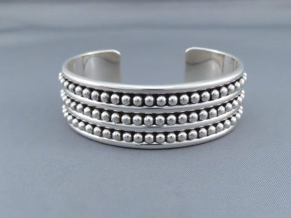 Artie Yellowhorse Sterling Silver Bracelet with Beads