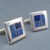 Lapis Inlay Cufflinks