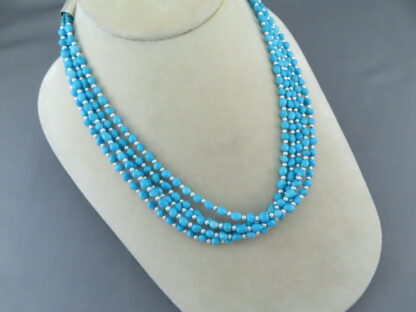 Multi-Strand Sleeping Beauty Turquoise Necklace – Yellowhorse