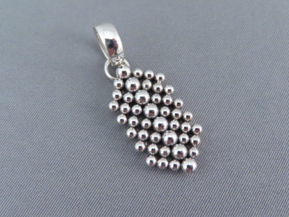 Sterling Silver Pendant with ‘Dots’ by Artie Yellowhorse