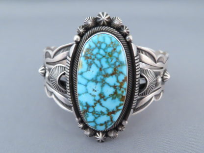 Sterling Silver & Kingman Turquoise Bracelet