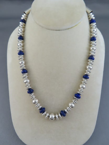 Lapis & Sterling Silver Necklace by Artie Yellowhorse