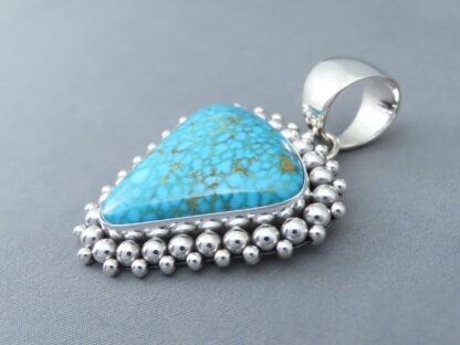 Pendant with Kingman Turquoise by Artie Yellowhorse