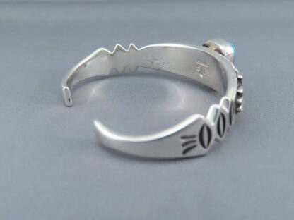 Sterling Silver & Turquoise Mountain Turquoise Bracelet
