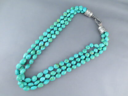 Sleeping Beauty Turquoise Necklace (3-strands)