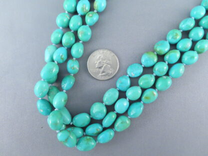 Sleeping Beauty Turquoise Necklace (3-strands)