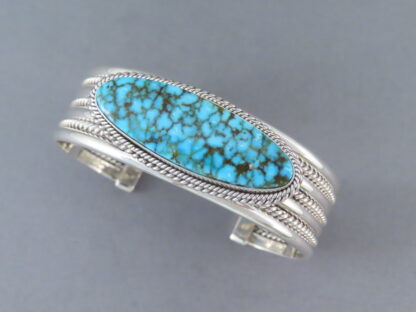 Kingman Turquoise Bracelet by Artie Yellowhorse
