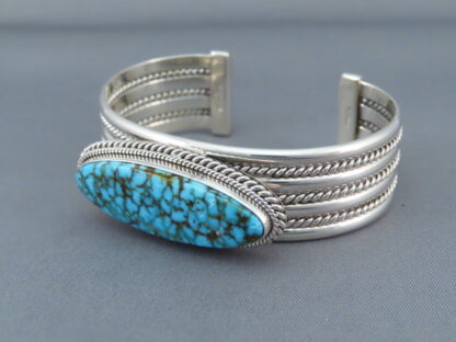 Kingman Turquoise Bracelet by Artie Yellowhorse