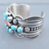 Coral & Sleeping Beauty Turquoise Bracelet