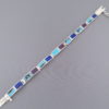 Inlaid Multi-Stone Link Bracelet