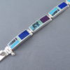 Inlaid Multi-Stone Link Bracelet