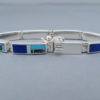 Inlaid Multi-Stone Link Bracelet