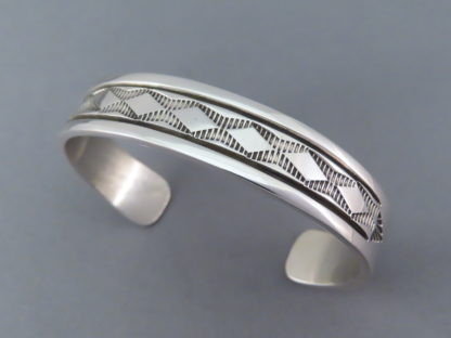 Bruce Morgan Larger Sterling Silver Cuff Bracelet