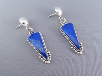 Lapis Sterling Silver Earrings – Artie Yellowhorse