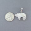 Colorful Multi-Stone Inlay BEAR Pendant (Mid-Sized)