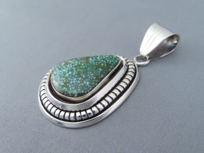 Marian Nez Kingman Turquoise Pendant