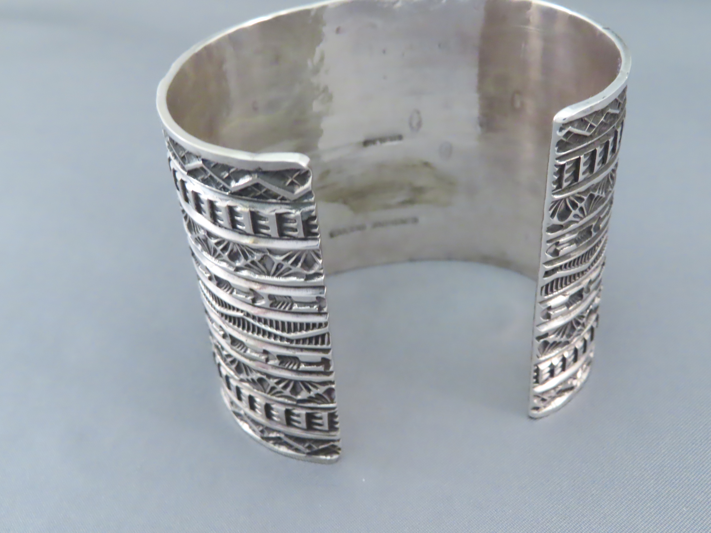 ※ ntkontact Sunshine Reeves Sunshine Reeves Sterling Silver Cuff Bracelet - Navajo Jewelry
