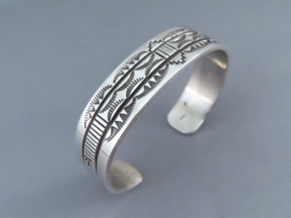 Sterling Silver Cuff Bracelet by Bruce Morgan