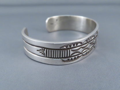 Sterling Silver Cuff Bracelet by Bruce Morgan