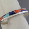 Inlaid Multi-Color Cuff Bracelet (more narrow)