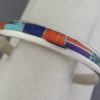 Inlaid Multi-Color Cuff Bracelet (more narrow)
