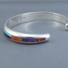Inlaid Multi-Color Cuff Bracelet (more narrow)