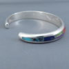 Inlaid Multi-Color Cuff Bracelet (more narrow)