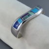 Inlaid Multi-Stone Cuff Bracelet