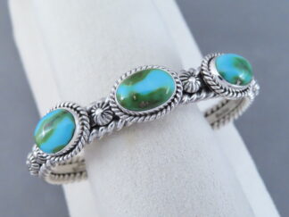 Bracelet with Sonoran Gold Turquoise by Artie Yellowhorse