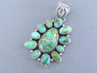 Turquoise Cluster Pendant (Sonoran Gold Turquoise)