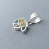 Multi-Stone Inlay Bear Pendant (small)