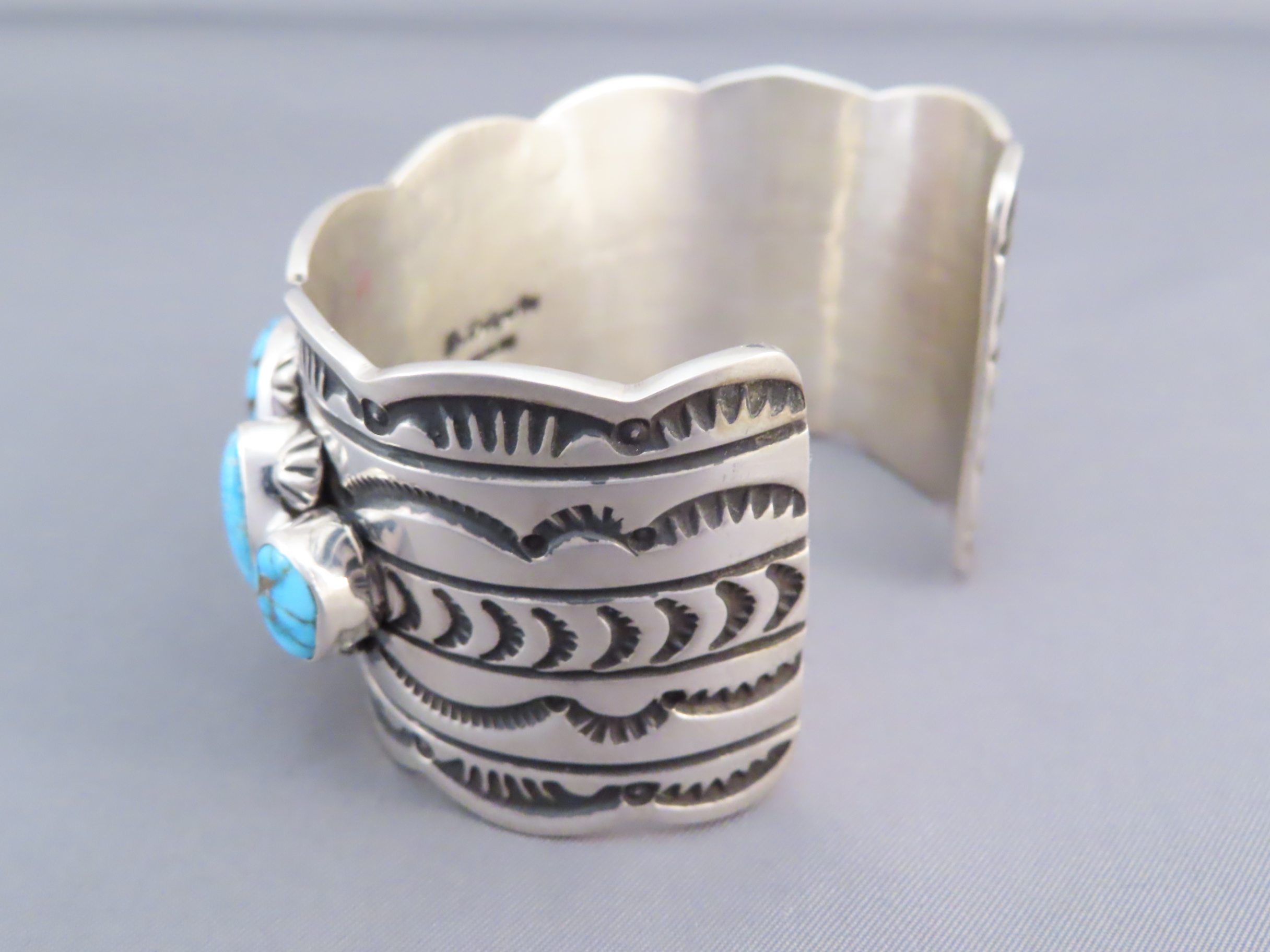 Seven Stone Kingman Turquoise Cuff Bracelet