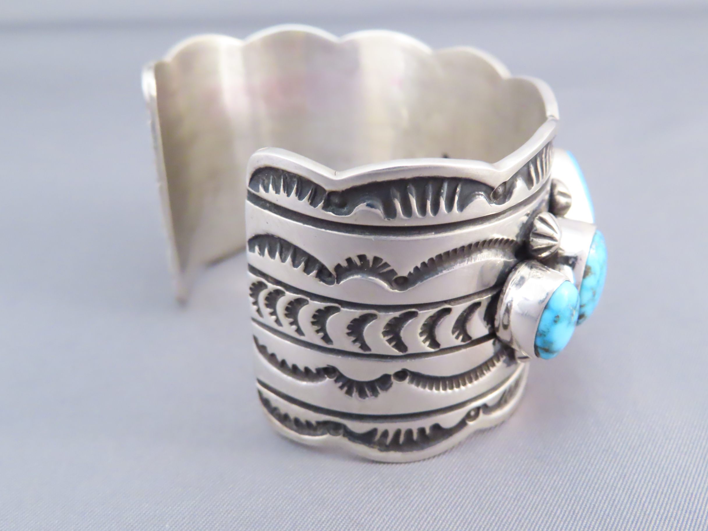 Seven Stone Kingman Turquoise Cuff Bracelet