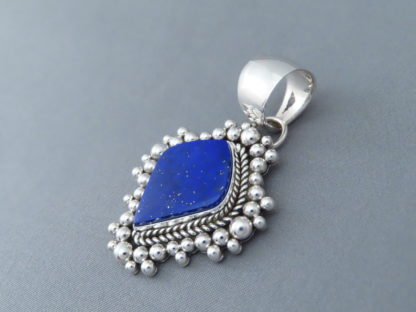 Artie Yellowhorse Lapis Pendant