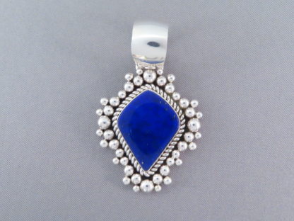 Artie Yellowhorse Lapis Pendant